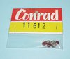 Conrad 11612 Glühbirnchen E5,5 16V rot 3 Stück