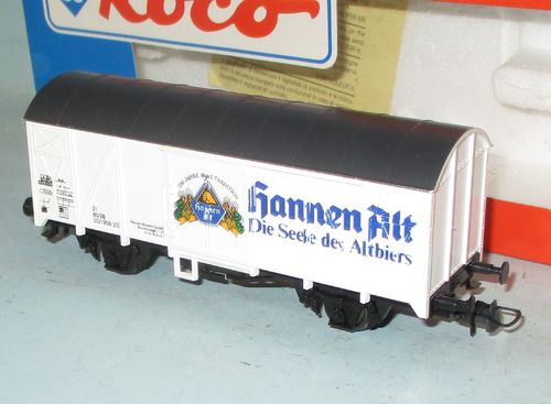 Roco 48049 DB gedeckter Güterwagen Hannen Alt Ep.4 m.KK i.OVP