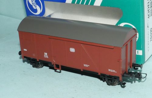 Sachsenmodelle 76099 DB gedeckter Güterwagen Bahnhofswagen Ep.3 m.KK i.OVP